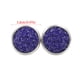 thumbnail image 5 of Minnieouse Pendientes Gotas llamativas de acero inoxidable Incrustaciones de diamantes de imitación Superficie lisa Pendientes ligeros Azul Azul oscuro 50Conjunto, 5 of 6