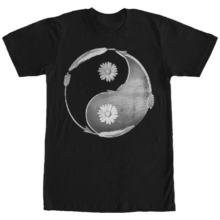 Men's Daisy Arrow Yin Yang T-Shirt (Yin Yang Best Friend Shirts)