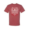 thumbnail image 2 of Wild Bobby, Live To Ride Motto Motorcylce Club Cars and Trucks Men's Graphic T-Shirt, Vintage Heather Red, Small, 2 of 3