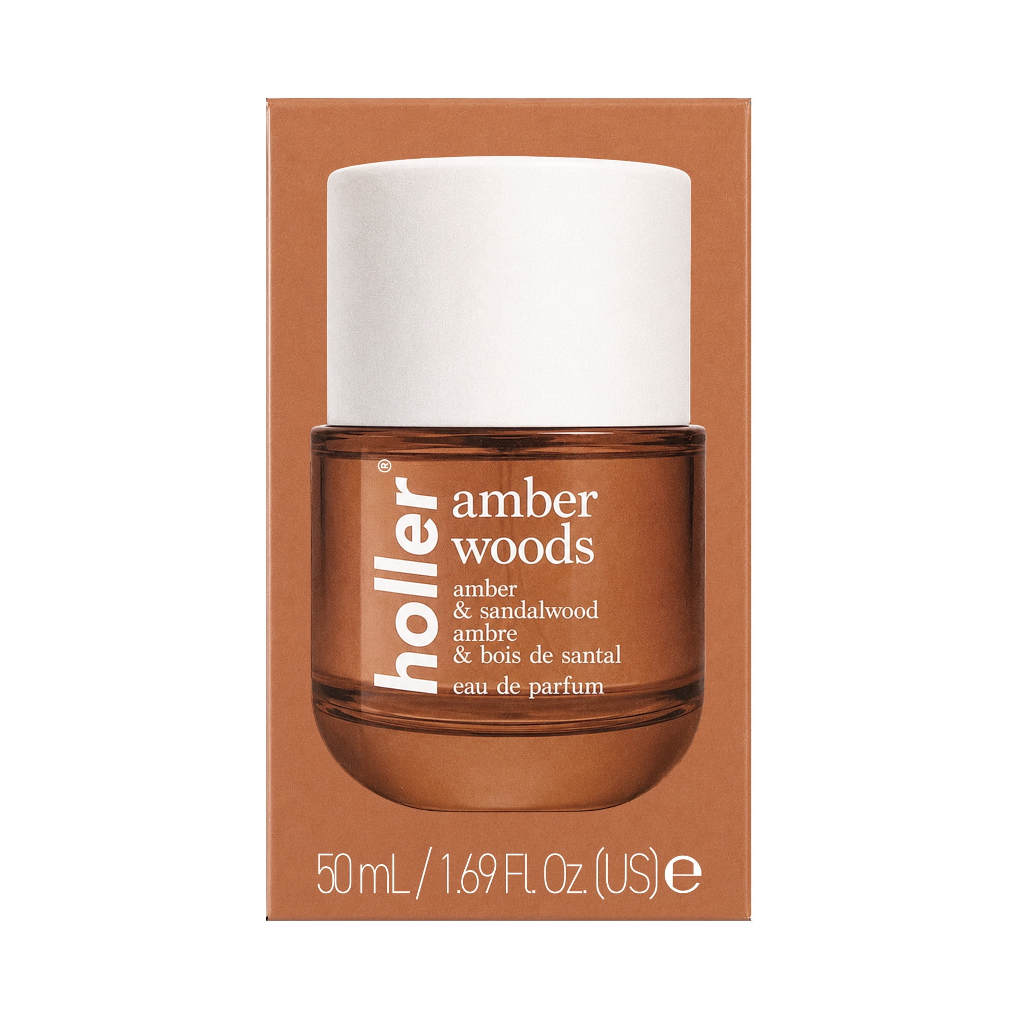 HOLLER Amber Woods Amber & Vanilla Eau De Parfum, 1.69 fl oz