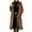 Brown, variant on Homenesgenics Winter Coats for Women Plus Size Womens Ladies Warm Faux Furry Long Coat Jacket Winter Solid Hooded Outerwear Blue S