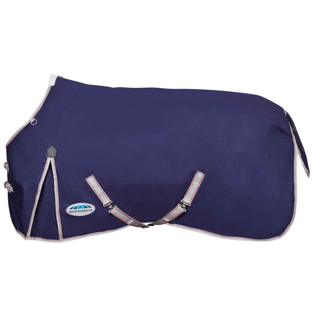 Weatherbeeta Comfitec Essential Standard Neck Lite Azul Marino/Plata/Rojo 63""