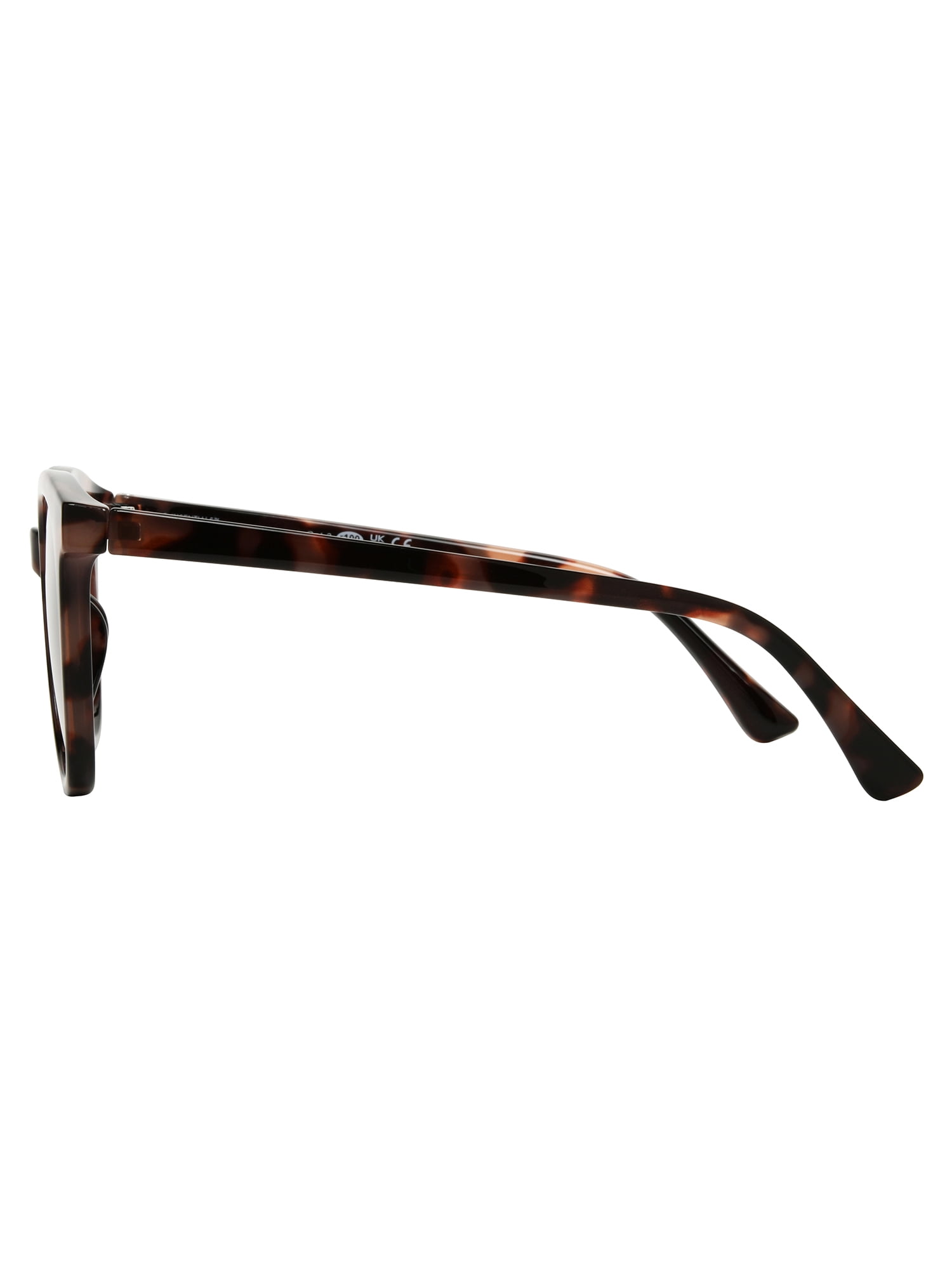 Sunsentials by Foster Grant Black Round Unisex Sunglasses
