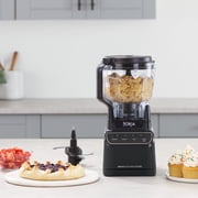 Ninja Grand Kitchen System 72-Oz Blender, 4 Presets, Smoothie, Chop, Dough, 3 Speeds, 1200W, KS500WMBK Black
