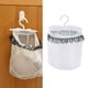 thumbnail image 3 of Bolsa multiusos para pinzas de ropa con percha, organizador transpirable, red de malla colgante, bolsa de red seca, baño, hotel, lavandería, cocina, d De encaje negro Sunnimix Bolsas de red de secado colgantes, 3 of 8