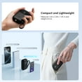 thumbnail image 3 of Yoobao Mini Power Bank PD20W Fast Charging with LED Display, 10000mAh Portable Charger with Built-in Cables, 3 Outputs 1 Input Battery Pack Compatible with iPhone 16 15 Samsung iPad, Black, 3 of 8