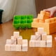 thumbnail image 4 of 100 piezas de bloques de construcción de madera, bloques cuadrados y cúbicos, material didáctico para juegos de apilar y apilar, 4 of 7