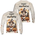 thumbnail image 3 of Happy Halloween Corgi Witches Hat Pumpkin Carving All Over Print 3D Sweatshirt Unisex Merch Welsh Corgi Dog Lover Gifts Idea - 02019, 3 of 6