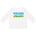 thumbnail image 3 of Inktastic Welder in Training Boys or Girls Long Sleeve Toddler T-Shirt, 3 of 5