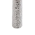 thumbnail image 5 of DecMode Silver Ceramic Geometric Slim Cone Shaped Decorative Vase with Varying Textures, 3 Set of 12"H, 3"W, 5 of 14