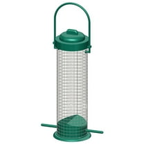 SLYNSHome Outdoor Iron Mesh Bird Feeder Suspended Automatic Bird Feeder Metal Bird Feeder
