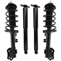 Detroit Axle - FWD Struts Shocks for 2011-2017 Honda Odyssey 2 Front Ready Struts with Coil Spring 2 Rear Shock Absorbers 2012 2013 2014 2015 2016 Replacement Suspension Kit