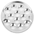 thumbnail image 1 of Stainless Steel Escargot Dish Server 12 Positions Baked Snail Plate Kitchen Serving Utensil, 1 of 8