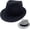 Black/White(size:m-l), variant on 2 Pack 1920S Gangster Mob  Costume Pinstripe Fedora Hat Men Women