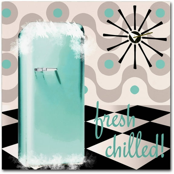 Trademark Fine Art "Fifties Kitchen II" Canvas Art by Color Bakery