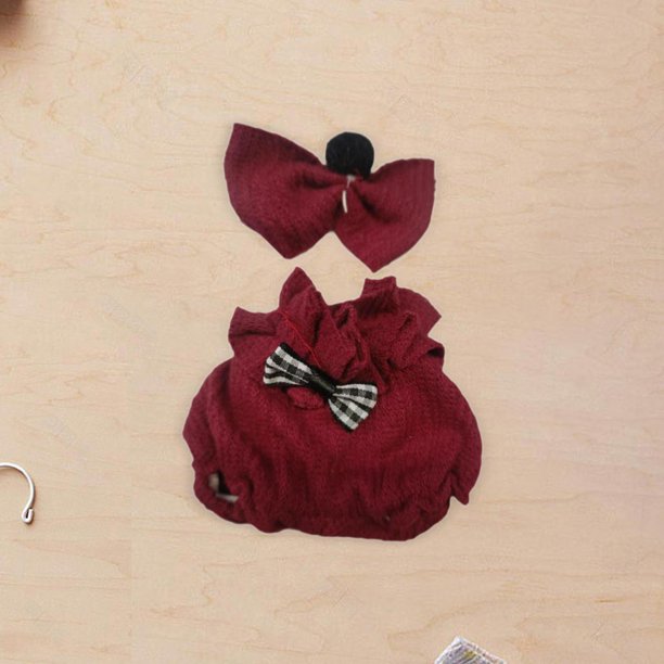 Ropa para muñecas de peluche, trajes, disfraces de bricolaje para muñecas de 15 a 17 cm, muñecas de niña, disfraces, regalos de Acción de Gracias Estilo D