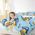 thumbnail image 4 of jejeloiu Funny Duck Full Size Comforter Sets,Navigation Theme Bedding Comforter Set,Blue Fish Stars Bedding Sets For Boys Teens,Ultra Soft Home Decor Reversible,3pcs, 4 of 8
