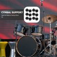 thumbnail image 2 of 20 Pcs Manchons de Support de Cymbale en Plastique Noir Accessoires d'Instruments de Musique Ou Pièces de Rechange pour Tambour de Percussion, 2 of 8