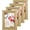 Gold, variant on Concepts 5x7 Gold Picture Frames - Set of 4 Ornate Flower Photo Frames with HD Glass, Wall/Tabletop
