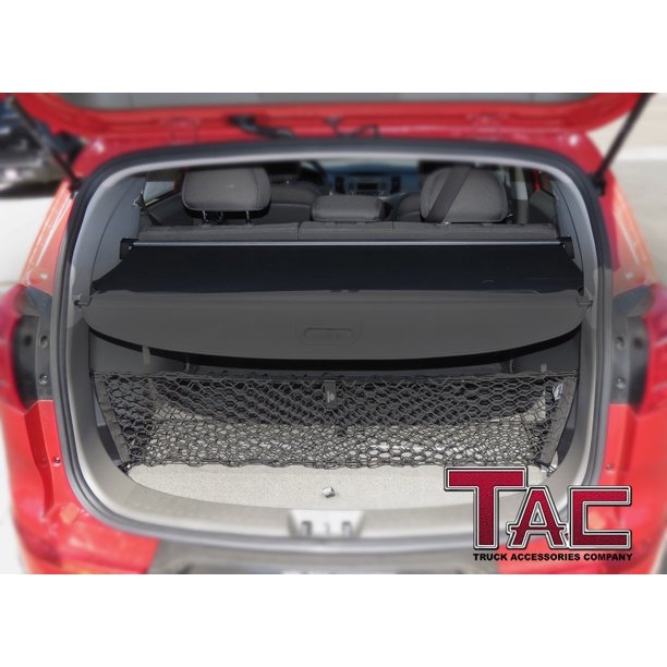TAC Cargo Cover Fit 20102013 Kia Sportage Black Retractable Waterproof