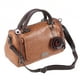 thumbnail image 4 of EeaseMX Bolso de hombro portátil estilo Boston para mujer, de moda, de doble uso (marrón), 4 of 7