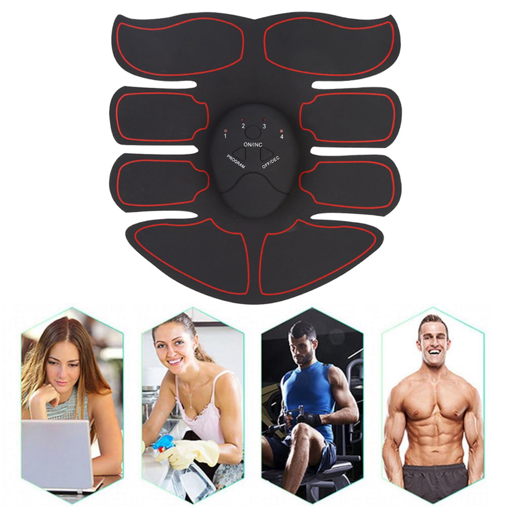 Details about   6 Modes EMS Remote Control Abdominal Trainer Smart Body Building Fitness Abs 
