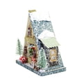 thumbnail image 3 of Christmas A Frame Cabin Paper Board Small Fox Mushroom Hou349, 3 of 3
