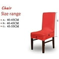 thumbnail image 3 of Housses de Chaise Extensibles en Polyester Spandex Tricoté 2 Pcs (Turquoise), 3 of 3