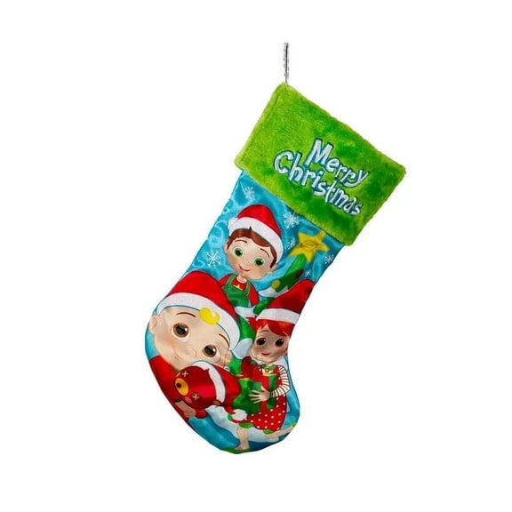 COCOMELON JJ & Family Christmas Stocking, 19", by Kurt Adler