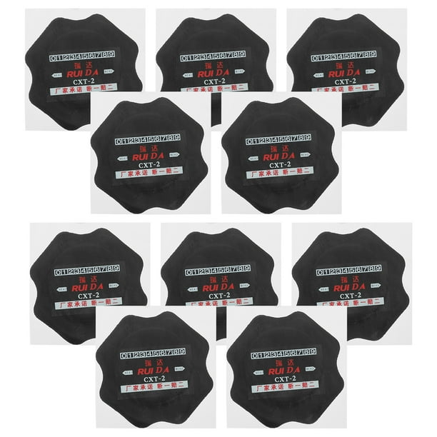 Kit de reparación de neumáticos de coche (10 piezas), parches resistentes para neumáticos, parches para neumáticos de coche, parches para neumáticos de camión, parches para pinchazos