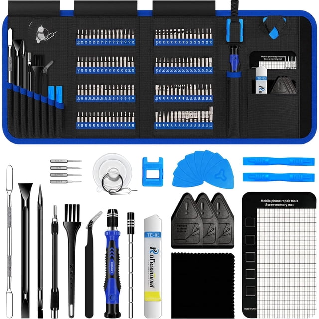 Juego de Dtornillador 150 en 1, Kit de Darmador para PC, Darmador de Precisión Kit de Herramientas para Electrónica, Portátil, Celular, Nintendo Switch, Xbox, PS4, PS5 (Azul)