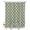 Seaweed Green, variant on Split Shower Curtain for Transfer Bench, Yellow Moroccon Fabric Shower Curtains for Bathroom, Farmhouse Minimalist Ethnic Geometric Tub Sliding Transfer Bench Waterproof Bath Curtains 72"x72"