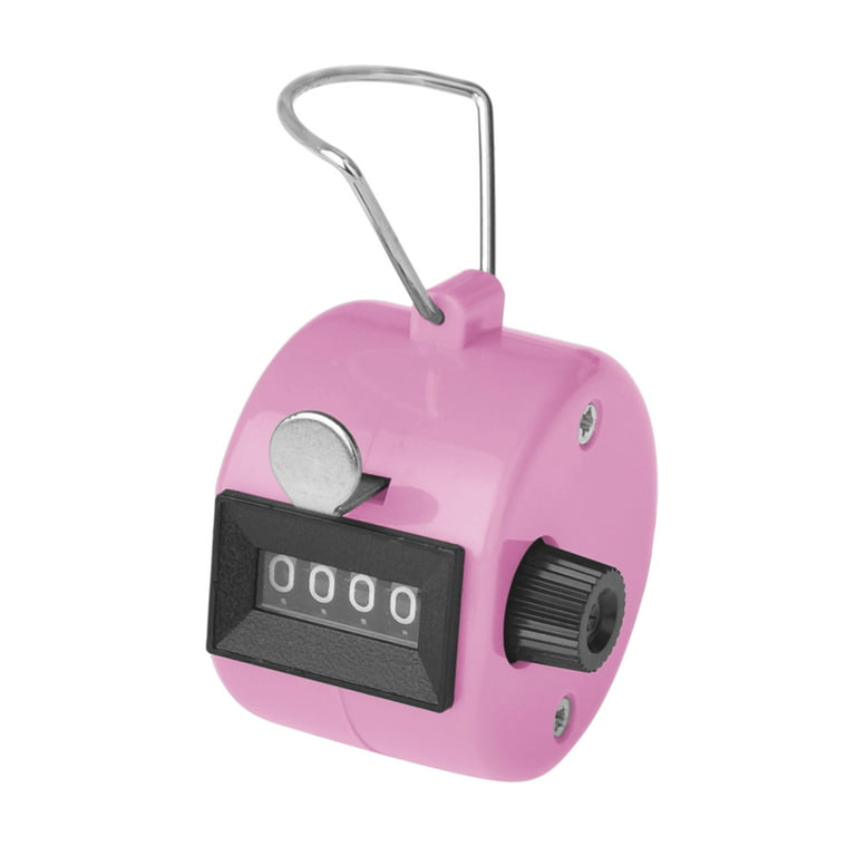 Holiberty Hand Tally Counter Clicker 4-Digit Counting Device Scorers Click  Counter Number Count Lap Tracker Manual Clicker Track Field Lap Counters  for Lap Sport School Event Training: Buy Online at Best Price