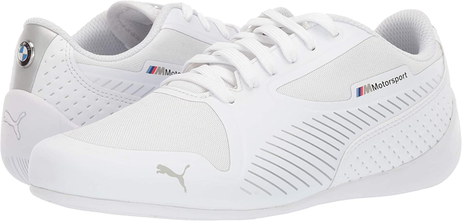 PUMA Mens Bmw M Motorsport Drift Cat 7 Ultra Sneaker 4 Puma White-puma  Silver - Walmart.com
