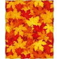 thumbnail image 2 of Maple Leaves Blanket Gifts for Women Girls Boys, Autumn Fall Maple Leaf Decoration for Home Crib Thanksgiving Day Halloween, Super Soft Cozy Smooth Lightweight Throw Blankets Twin 60"x80", 2 of 5