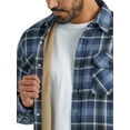 thumbnail image 3 of Wrangler® Men's and Big Men's Long Sleeve Sherpa Heavyweight Shirt Jacket (S-5XL), 3 of 4