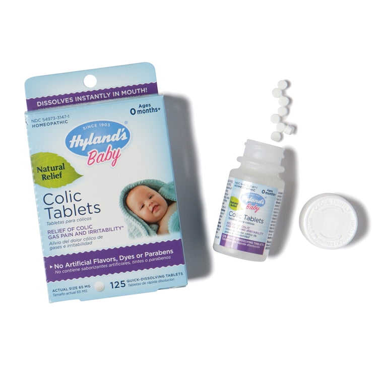 Hyland's Baby Colic Tablets, Natural Relief of Colic Gas Pain and