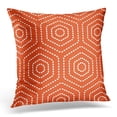 thumbnail image 1 of BSDHOME Colorful Garden Orange Geometric Pattern Patio Pillowcase Cover 16x16 inch, 1 of 1