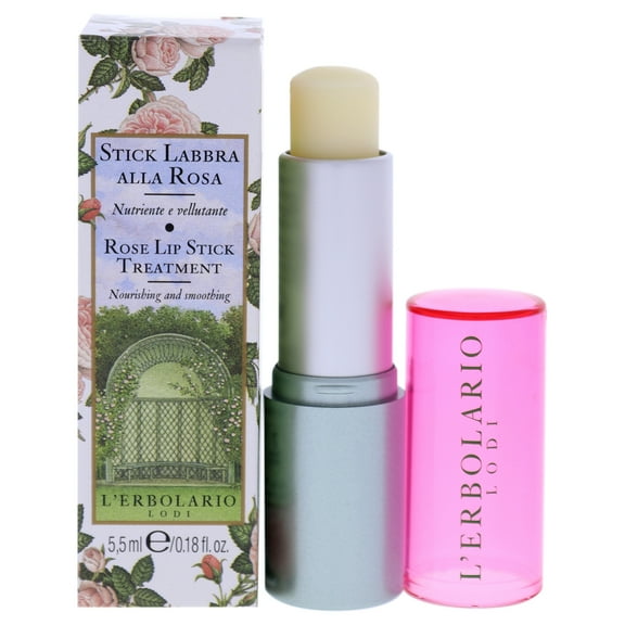L'Erbolario Rose Lip Stick Treatment, Dry Lip Treatment, 0.18 oz