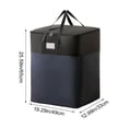 thumbnail image 3 of MMJ Extra Large Moving Storage Bag 110L Heavy Duty Waterproof Packing Tote Zipper Reinforced Handles Clothes Bedding Travel Organizer, 3 of 6