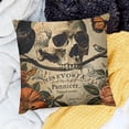 thumbnail image 2 of BANET Throw Pillow Covers Halloween Garden Halloween Pumpkin and Decorative Pillow Case Cushion Cover Pillowslip 18x18in, 2 of 5