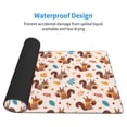 thumbnail image 3 of Naloa Forest Squirrel Nuts Gaming Mouse Pad Large Mouse Mat Long Extended Desk Pad Non-Slip Rubber Mice Pads Stitched Edges Thin Pad (16x29.5 Inch), 3 of 8