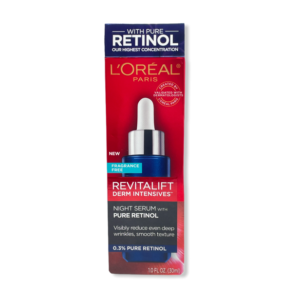L'Oreal Revitalift Derm Intensives Night Serum with Pure Retinol 1.0fl