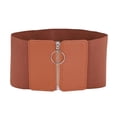 thumbnail image 1 of Minnieouse Cinturilla elástica ancha Comodidad y versatilidad en Regalos de cinturillas elásticas anchas para mujer Ropa, zapatos y accesorios Miscelánea Bronceado suave, 1 of 6