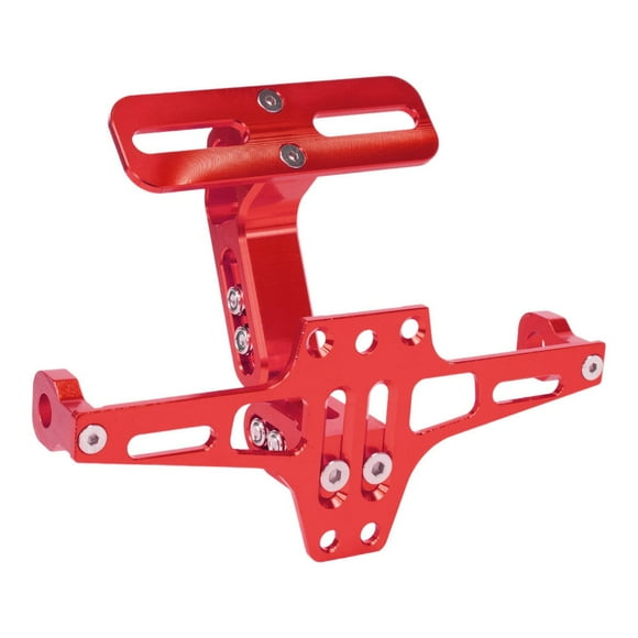 Porta placa universal Kinlley para motocicleta Rojo