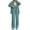 Light Blue, variant on ATOYSOY Women's Casual Tracksuits Two Piece Elegant High Waist Outfits Sweatsuits Turn Down Collar Lounge Sets Fall Button Down Cradigans Elastic Waist Pants Brown M
