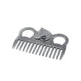 thumbnail image 3 of 2PCS Horse Mane and Tail Brush Livestock Horse Hair Metal Comb Metal Comb Polishing Technology Cleaning Opening Knot, 3 of 5