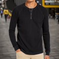 thumbnail image 2 of VJATTWR Men's and Big Men's Crewneck Tee with Long Sleeves,1-Pack, Sizes M, 2 of 9