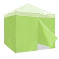 thumbnail image 1 of InstaHibit Set of 4 Sidewall UV30+ Fits 10x10ft Canopy Tent Zipper Outdoor Party Green, 1 of 9