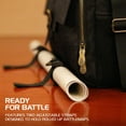thumbnail image 6 of ENHANCE Tabletop RPG Player's Essentials DnD Bag - Dungeons and Dragons Messenger Bag Fits Player's Handbook, Binders, Dice & Accessories with 17 inch Laptop Compartment and Battlemap Carrying Straps, 6 of 9